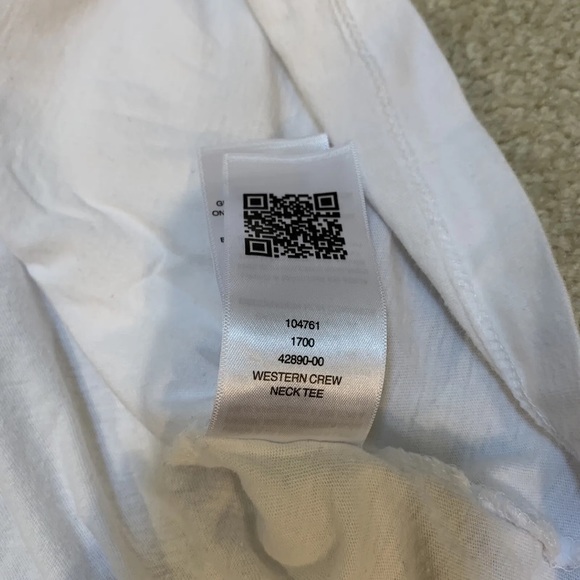 True Religion White T-Shirt Mens Size L Crew Velvet Logo Crafted Pride 104761 - Picture 8 of 10